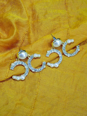 MAYRA TRADING C Style Earring Unique Pearl Alloy Stud Earring