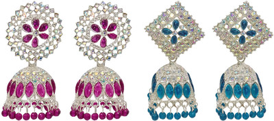 Malana Merino Jhumka Earring Alloy Earring Traditional Ethnic Accessory Jewelry Jhumki Alloy Jhumki Earring