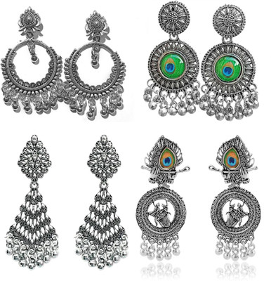 Jhumka Street Oxidized Jumki Alloy Jhumki Earring