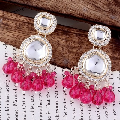 Shonas Style Designer Dangler Earrings for Women and Girls Zircon Alloy, Brass Drops & Danglers