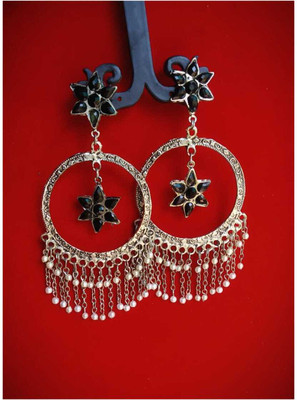 ANU'S COLLECTION OXIDISE BIG EARRING Alloy Earring Set