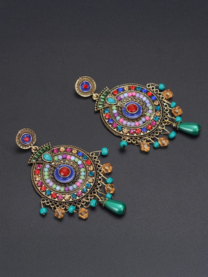 YouBella Stylish Fancy Party wear Jewellery Alloy Drops & Danglers