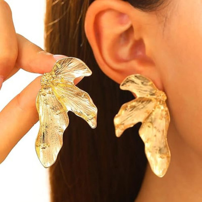 salve Salve Chic Coquette Floral Earrings for Women | Rakshabandhan Gifts for Sister Stainless Steel Stud Earring