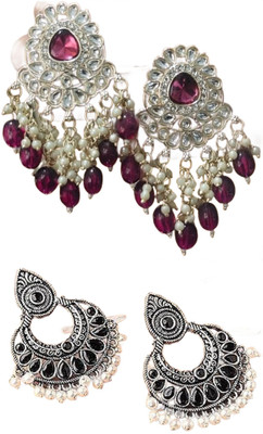 SKG Fashions Simple Elegant Versatile Earring Set for Women Alloy Earring Set