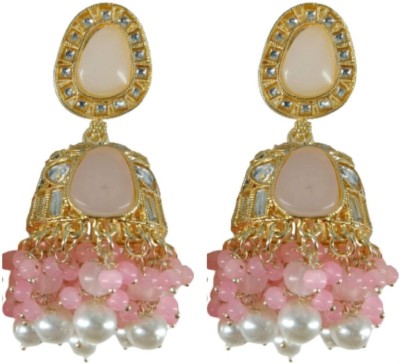 jiyanshi fashion Traditional Earrings for Women | Jhumki Earrings Pearl Alloy Earring Set