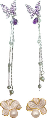 CIKIT Elegant Women's Earrings – Stylish Design for Everyday Wear or Special Occasions Metal Stud Earring