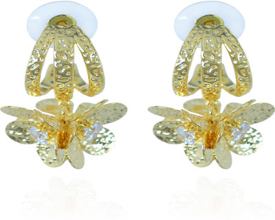 Unihlc Butterfly Bloom Hoops Stainless Steel Earring Set