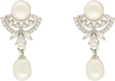 Sri Jagdamba Pearls Jaagruthi Pearl Earrings Pearl Stone Stud Earring