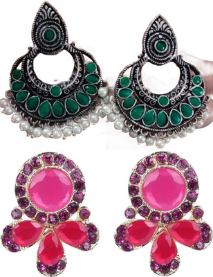 SKG Fashions Simple Elegant Versatile Earring Set for Women Alloy Earring Set