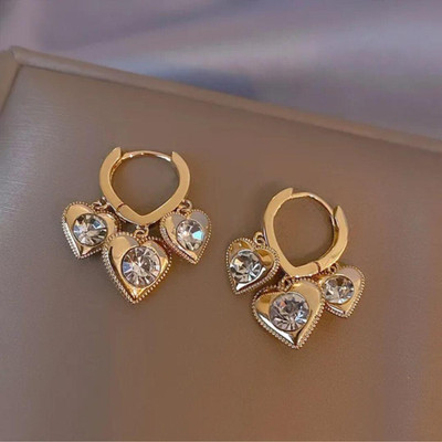 estailo fashion Bling Blogger Hoops Earringsfor Women & Girls-Hoop Earring-Gold Alloy Drops & Danglers