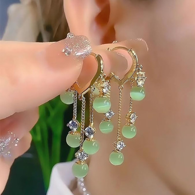 zayraa Stylish Fashionable Latest Pearl Multi Strings Ear Cuffs Earrings Jewellery Alloy Cuff Earring