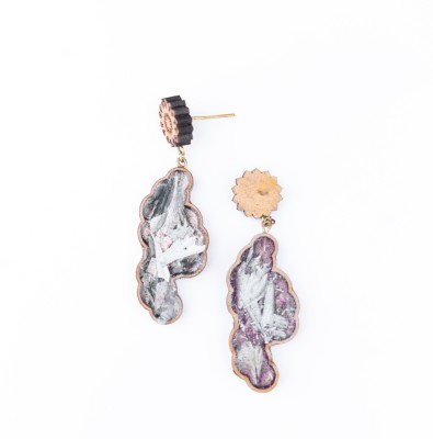 The Coppice Wooden Earrings Wood Stud Earring