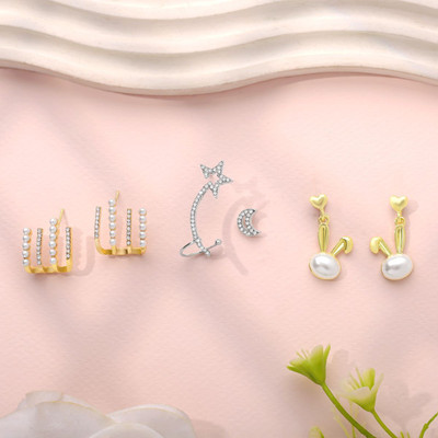 estailo fashion earring for girls Cubic Zirconia Alloy Earring Set