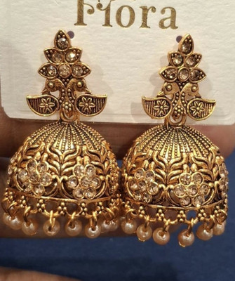 SAKETHAM Goldn Rounds Alloy Jhumki Earring