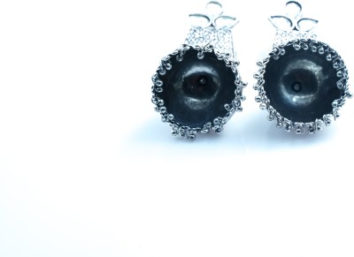 INDI INSIDE Silver-Plated & Silver Oxidised Earrings Alloy Drops & Danglers