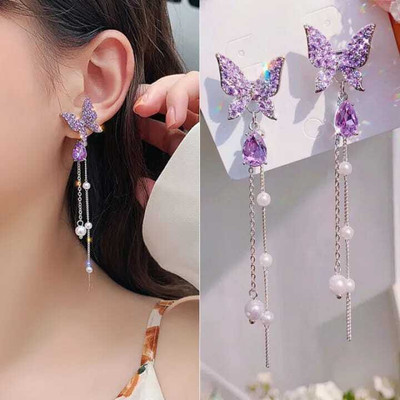 Oralya Earrings For Girls | Women Earrings | Earrings For Girls | Fashion Earrings Cubic Zirconia, Crystal Alloy Drops & Danglers, Hoop Earring, Jhumki Earring, Earring Set