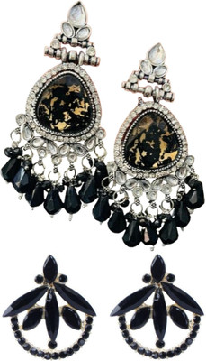 SKG Fashions Simple Elegant Versatile Earring Set for Women Alloy Earring Set