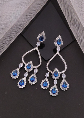 Averna Averna AD Earring Z3 Cubic Zirconia Brass Stud Earring