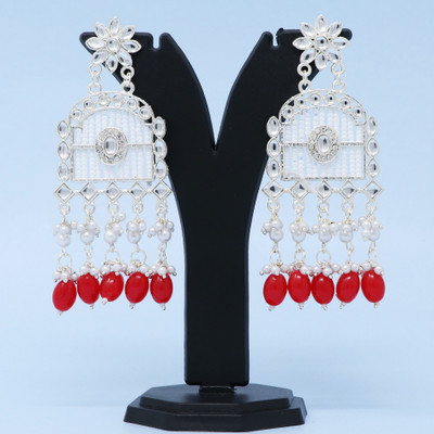 SHREYA fashion SF-KER-49 Pearl Brass Drops & Danglers