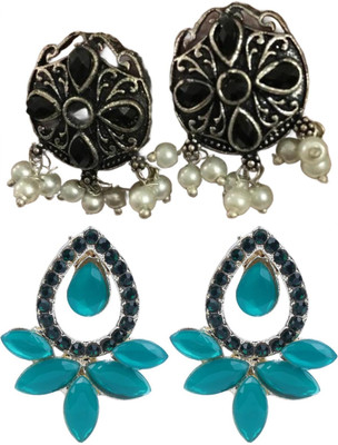 SKG Fashions Simple Elegant Versatile Earring Set for Women Alloy Earring Set