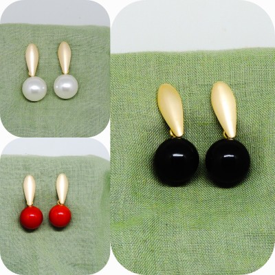 arch fashion Beautifull Western Wear Earrings Collection Combo Pack. Brass Stud Earring