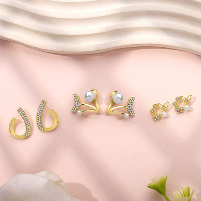estailo fashion earring for girls Cubic Zirconia Alloy Earring Set