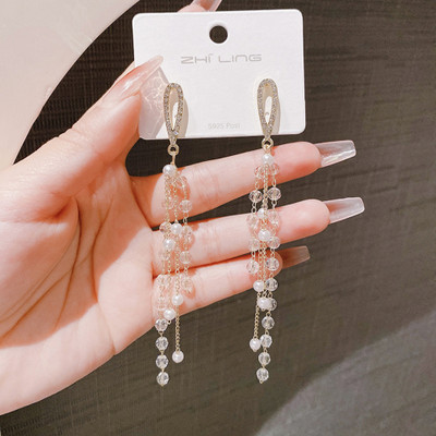 Celestria Korean Trendy Fashion Earrings for women Pearl Alloy Drops & Danglers