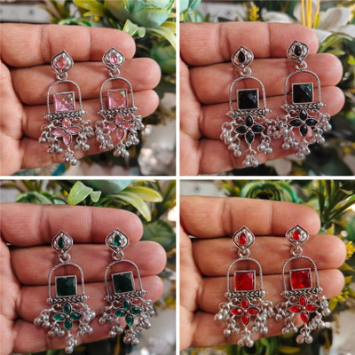 Crystal Alloy Drops & Danglers, Earring Set