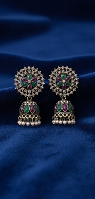 Shree Creations multicolor earrings Beads Alloy Drops & Danglers, Earring Set, Jhumki Earring, Stud Earring
