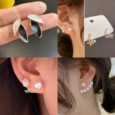 Dutta Enterprise Korean Combo Alloy Plug Earring, Stud Earring