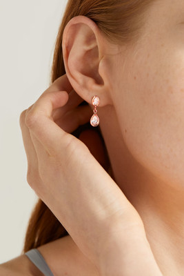 MINUTIAE Earring for Women & Girls Crystal Brass Drops & Danglers