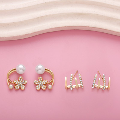 estailo fashion Estailo Fashion Bling Daisy Blogger Earrings | Fresh Floral Studs Alloy Drops & Danglers