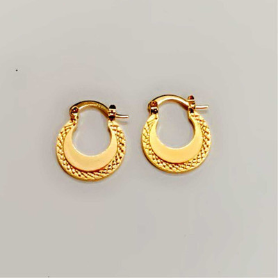 Teeragaj Golden Plated Earrings & Studs For boys & Man and Woman Agate Alloy Stud Earring
