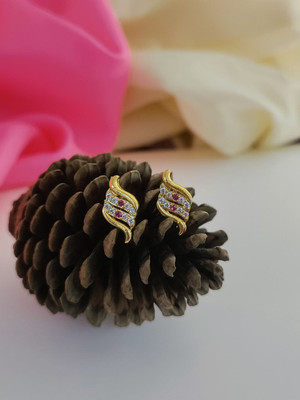 Bhagavati creation Bhagavati Brass Stud Earring