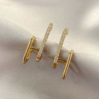 CoolWool Fashion Earcuff Korean Earrings for Women Earrings for Girls Everyday Alloy Cuff Earring