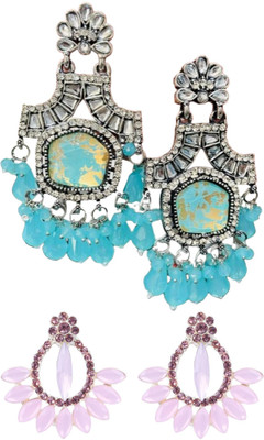 SKG Fashions Simple Elegant Versatile Earring Set for Women Alloy Earring Set