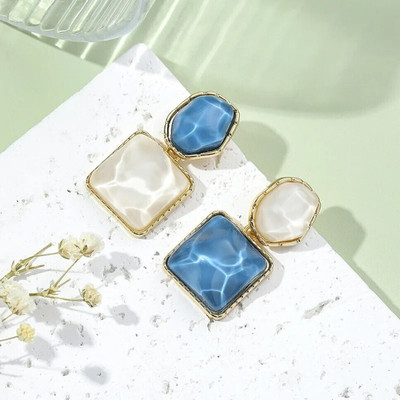 Lady Raiment Korean Gold Plated Earrings For Party Festival Crystal Crystal, Alloy Drops & Danglers