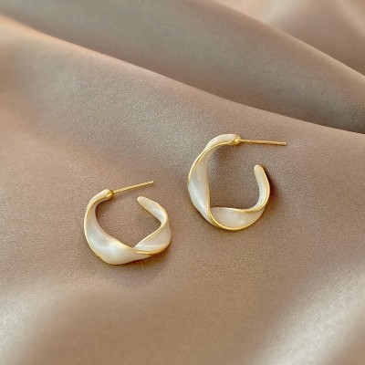 Celestique Western Fashion twisted hoop Earrings for women for girls Alloy Hoop Earring