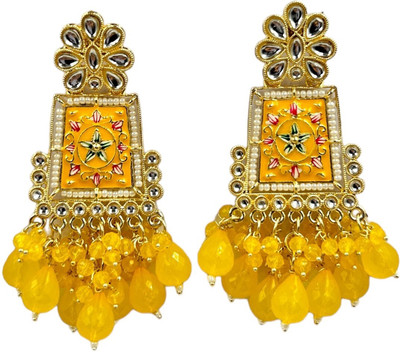 Maisha Drop & danglers Crystal, Pearl Alloy Drops & Danglers