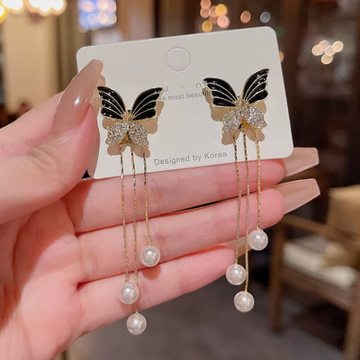 Artificail earings BUTTERFLY SILVER Se Alloy Hoop Earring, Stud Earring, Drops & Danglers, Chandbali Earring