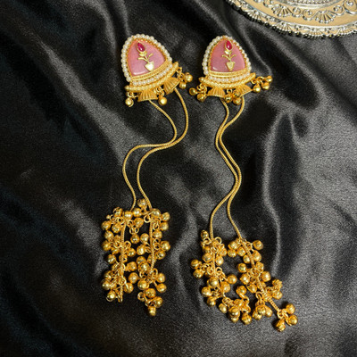 Banarashe Kashmiri Long Dangler Alloy Jhumki Earring