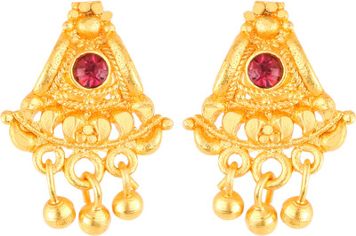 VIGHNAHARTA VFJ1867ERG_10 Cubic Zirconia Alloy, Brass Drops & Danglers, Stud Earring