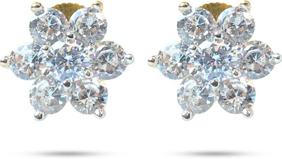 RedSolitaire WESTERN golden STUD EARRINGS Alloy Stud Earring