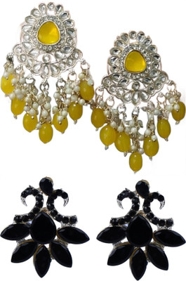 SKG Fashions Simple Elegant Versatile Earring Set for Women Alloy Earring Set