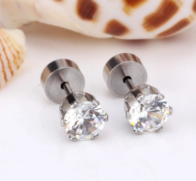 RingoRing NEERAJYOTI EARRING Cubic Zirconia Alloy Stud Earring