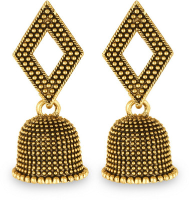 Vivaana lver German Voguish Alloy Fancy Women's Earring for Women and Girls German Silver Jhumki Earring