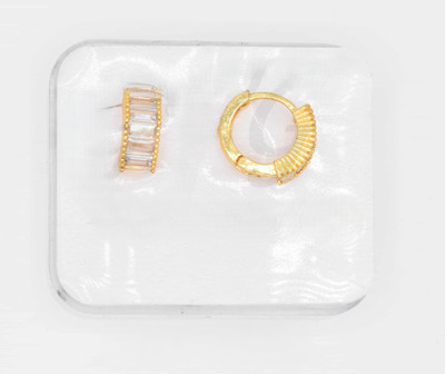 gvg CZ BALI -64 Alexandrite Alloy Hoop Earring