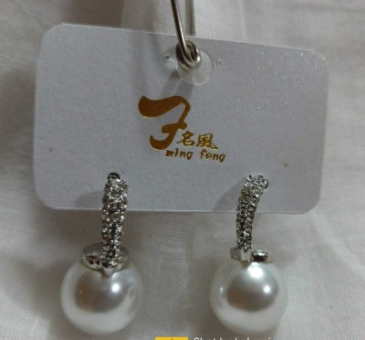 rkstores pearl_studs Pearl Alloy Stud Earring