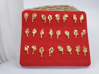 PRALAY ENTERPRISE RANKA Beads Brass Earring Set