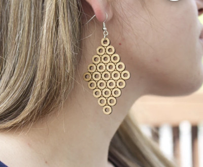 lob Handmade Wood Earring Set